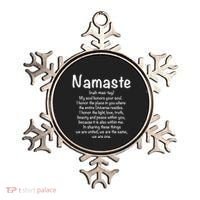 Namaste Definition Yoga Meditation Buddhist Gift Ornament thumb 0