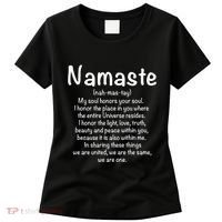 Namaste Definition Yoga Meditation Buddhist Gift Women's T-Shirt thumb 0