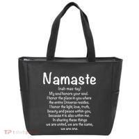 Namaste Definition Yoga Meditation Buddhist Gift Tote Bag thumb 0