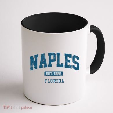 Naples Est 1886 Florida Retro Vintage Coffee Mug back