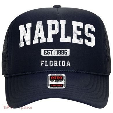 Naples Est 1886 Florida Retro Vintage Hat
