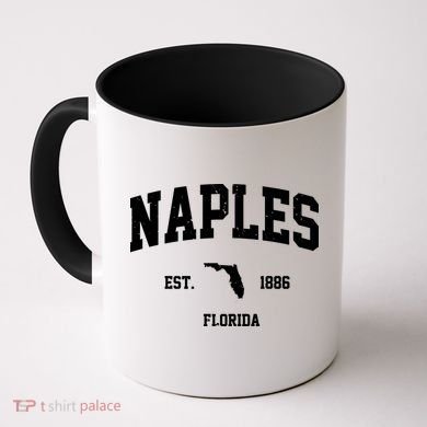 Naples Est 1886 Florida State Pride Retro Coffee Mug