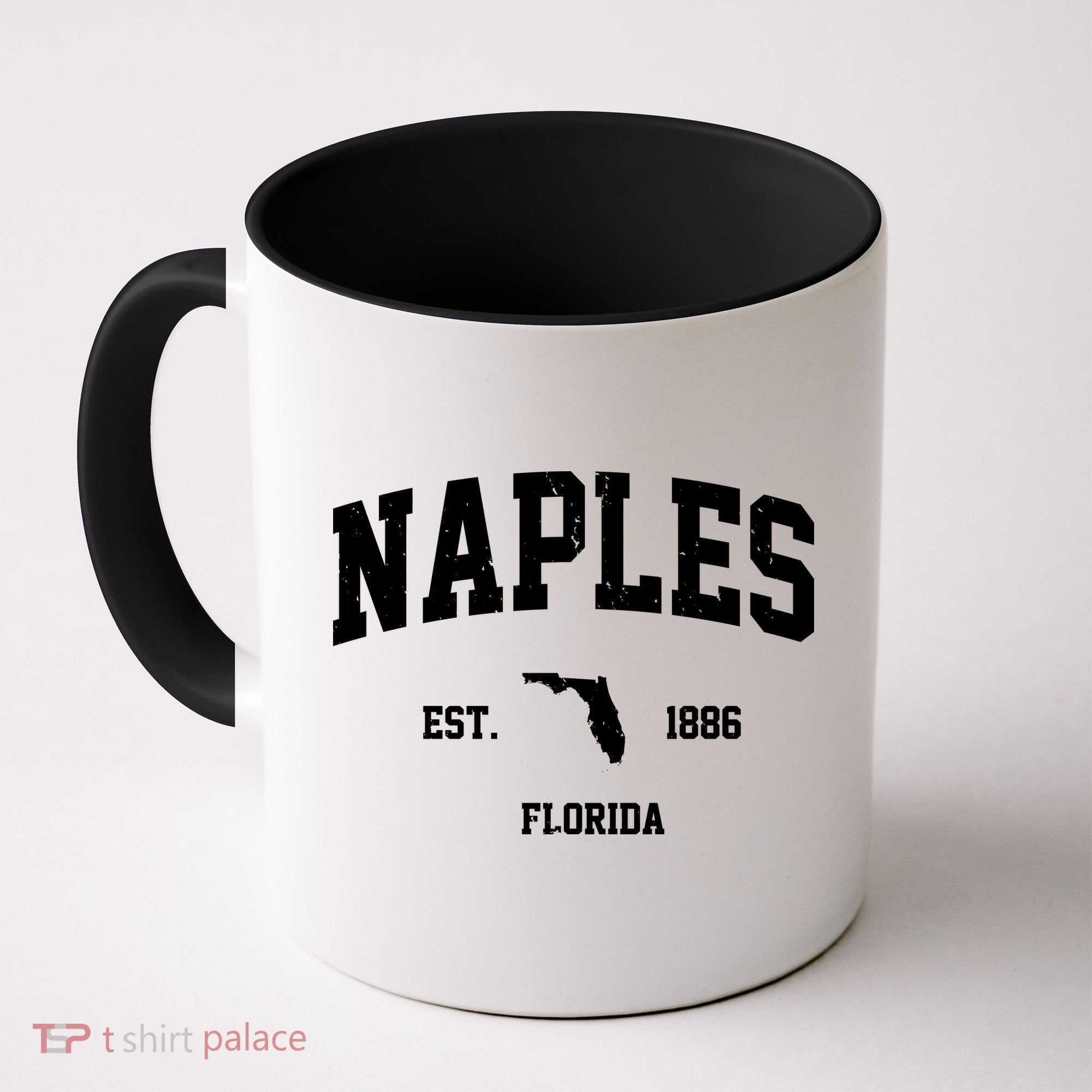 Naples Est 1886 Florida State Pride Retro Coffee Mug