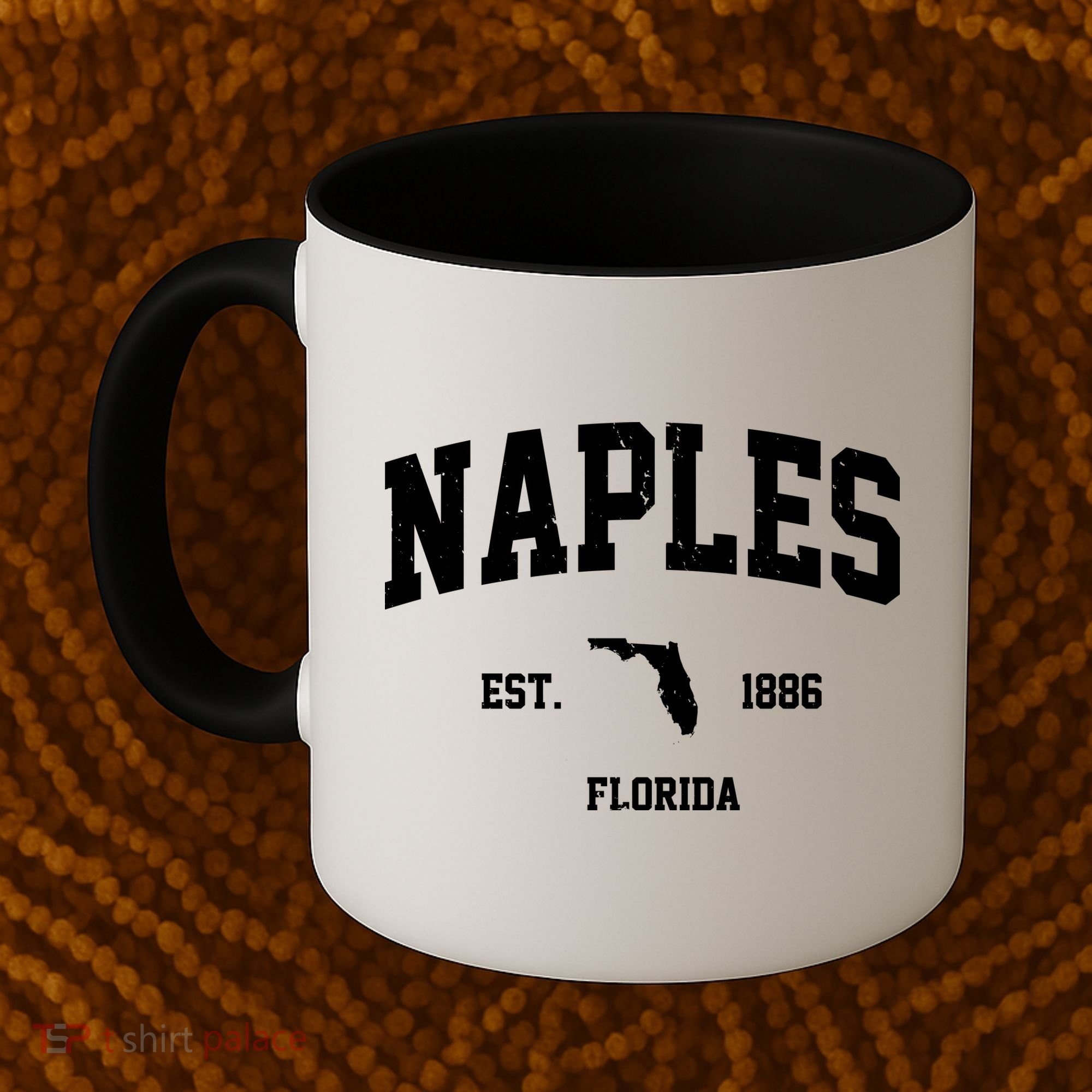 Naples Est 1886 Florida State Pride Retro Coffee Mug