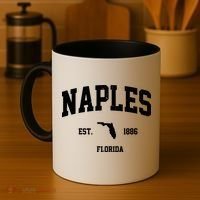 Naples Est 1886 Florida State Pride Retro Coffee Mug thumb 4