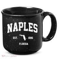 Naples Est 1886 Florida State Pride Retro 15oz Campfire Ceramic Mug thumb 0