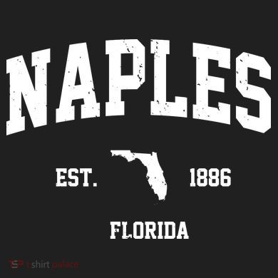 Naples Est 1886 Florida State Pride Retro 15oz Campfire Ceramic Mug