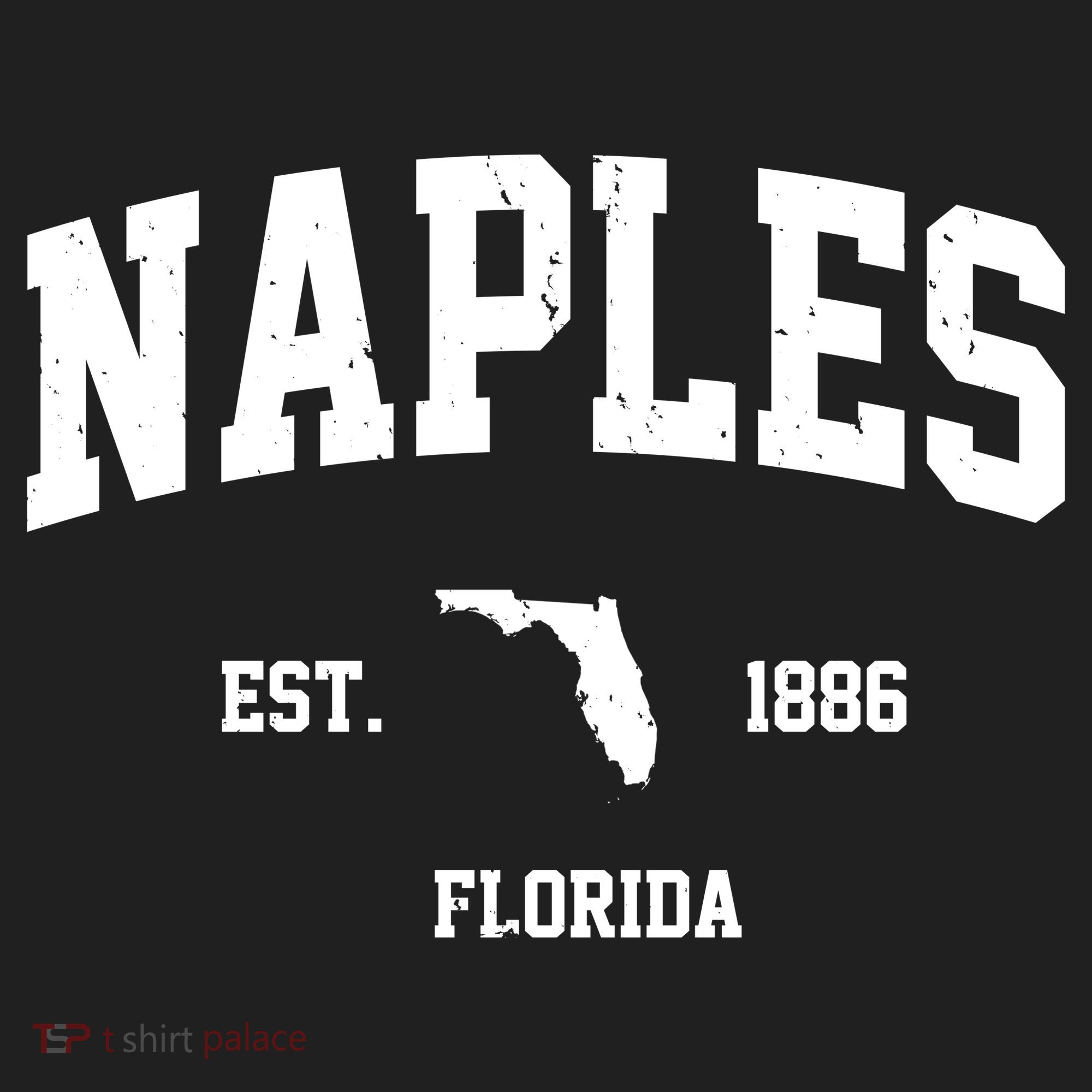 Naples Est 1886 Florida State Pride Retro Beanie