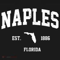 Naples Est 1886 Florida State Pride Retro Ornament thumb 1