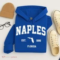 Naples Est 1886 Florida State Pride Retro Hoodie thumb 4