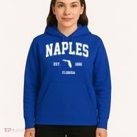 Naples Est 1886 Florida State Pride Retro Hoodie thumb 5