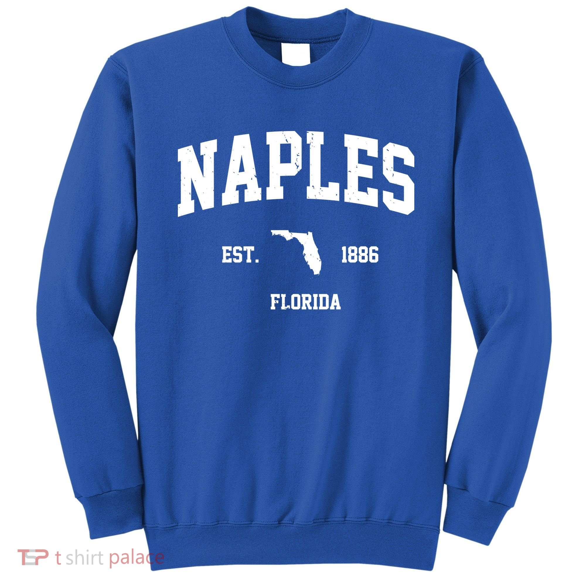 Naples Est 1886 Florida State Pride Retro Sweatshirt