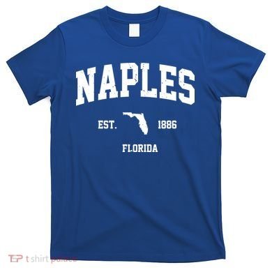 Naples Est 1886 Florida State Pride Retro T-Shirt