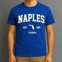 Naples Est 1886 Florida State Pride Retro T-Shirt thumb 3