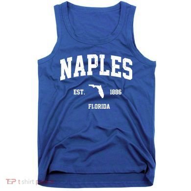 Naples Est 1886 Florida State Pride Retro Tank Top