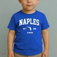 Naples Est 1886 Florida State Pride Retro Toddler T-Shirt thumb 2