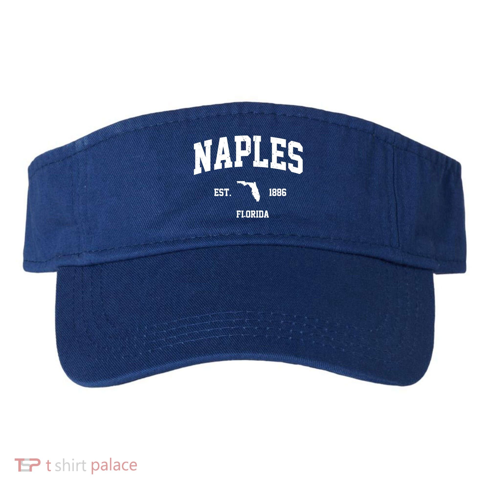 Naples Est 1886 Florida State Pride Retro Visor