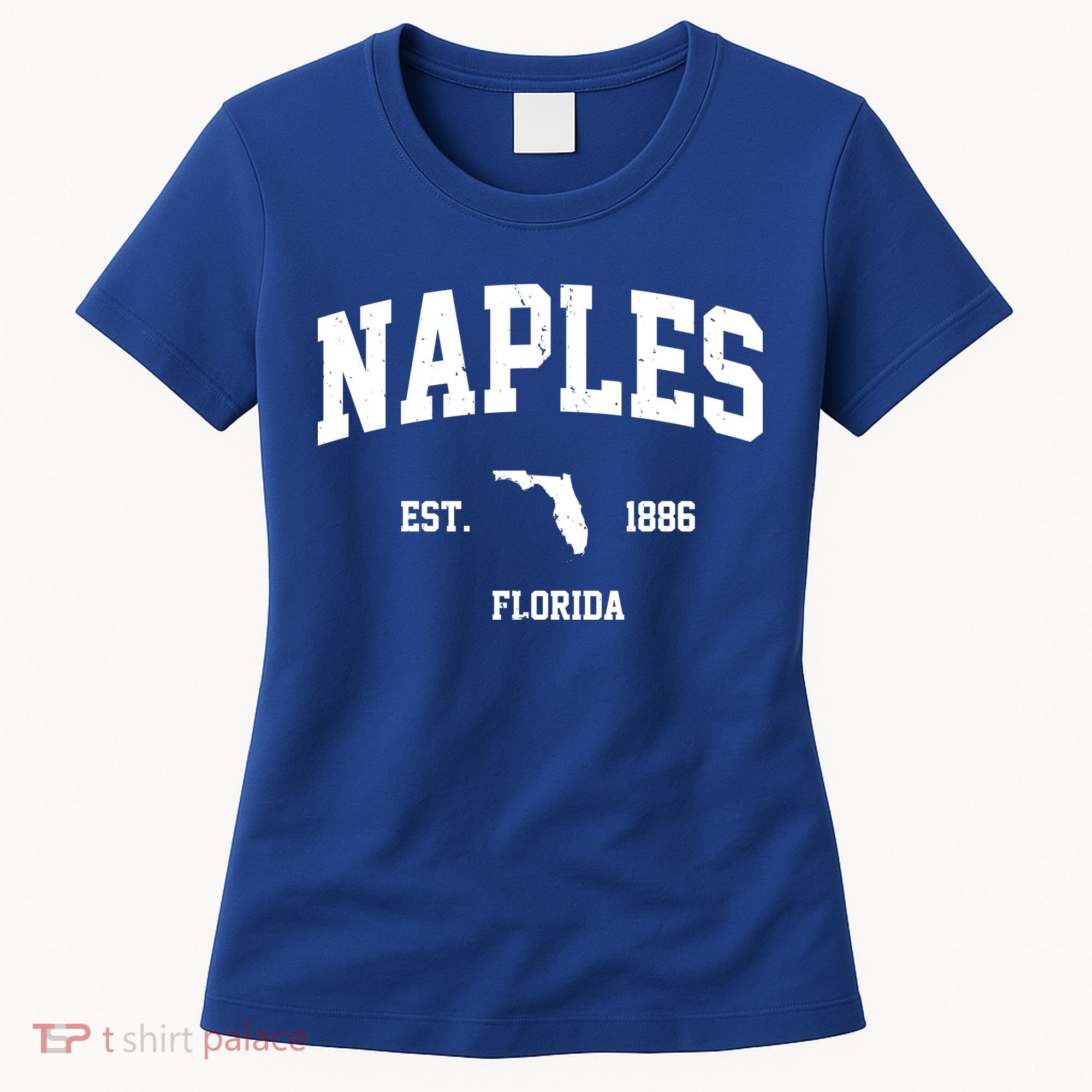 Naples Est 1886 Florida State Pride Retro Women's T-Shirt