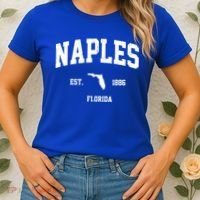 Naples Est 1886 Florida State Pride Retro Women's T-Shirt thumb 2