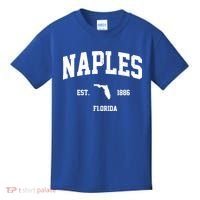 Naples Est 1886 Florida State Pride Retro Kids T-Shirt thumb 0