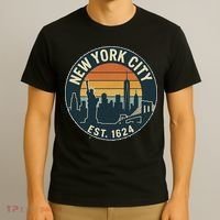 NYC Est 1624 Vintage Style T-Shirt thumb 3