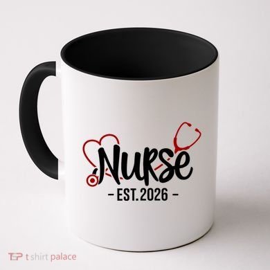 Nurse EST 2026 Coffee Mug