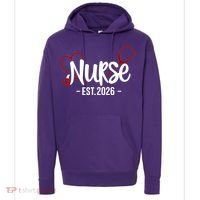 Nurse EST 2026 Hoodie thumb 0