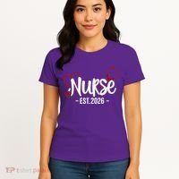 Nurse EST 2026 Women's T-Shirt thumb 4