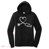 Nurse EST 2026 Cute Heart Stethoscope Women's Hoodie thumb 0