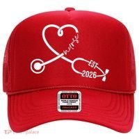 Nurse EST 2026 Cute Heart Stethoscope Hat thumb 0