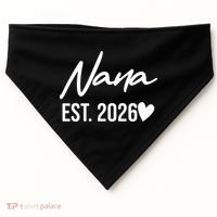 Nana EST 2026 USA-Made Doggie Bandana thumb 0