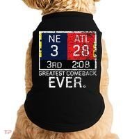 New England 3 Atlanta 28 Greatest Comeback Ever Graphic Doggie Tank thumb 0