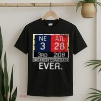 New England 3 Atlanta 28 Greatest Comeback Ever Graphic T-Shirt thumb 2