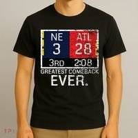 New England 3 Atlanta 28 Greatest Comeback Ever Graphic T-Shirt thumb 3