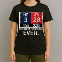 New England 3 Atlanta 28 Greatest Comeback Ever Graphic T-Shirt thumb 4