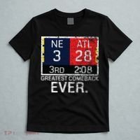 New England 3 Atlanta 28 Greatest Comeback Ever Graphic T-Shirt thumb 5