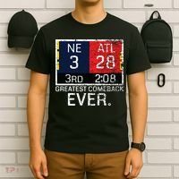 New England 3 Atlanta 28 Greatest Comeback Ever Graphic T-Shirt thumb 6