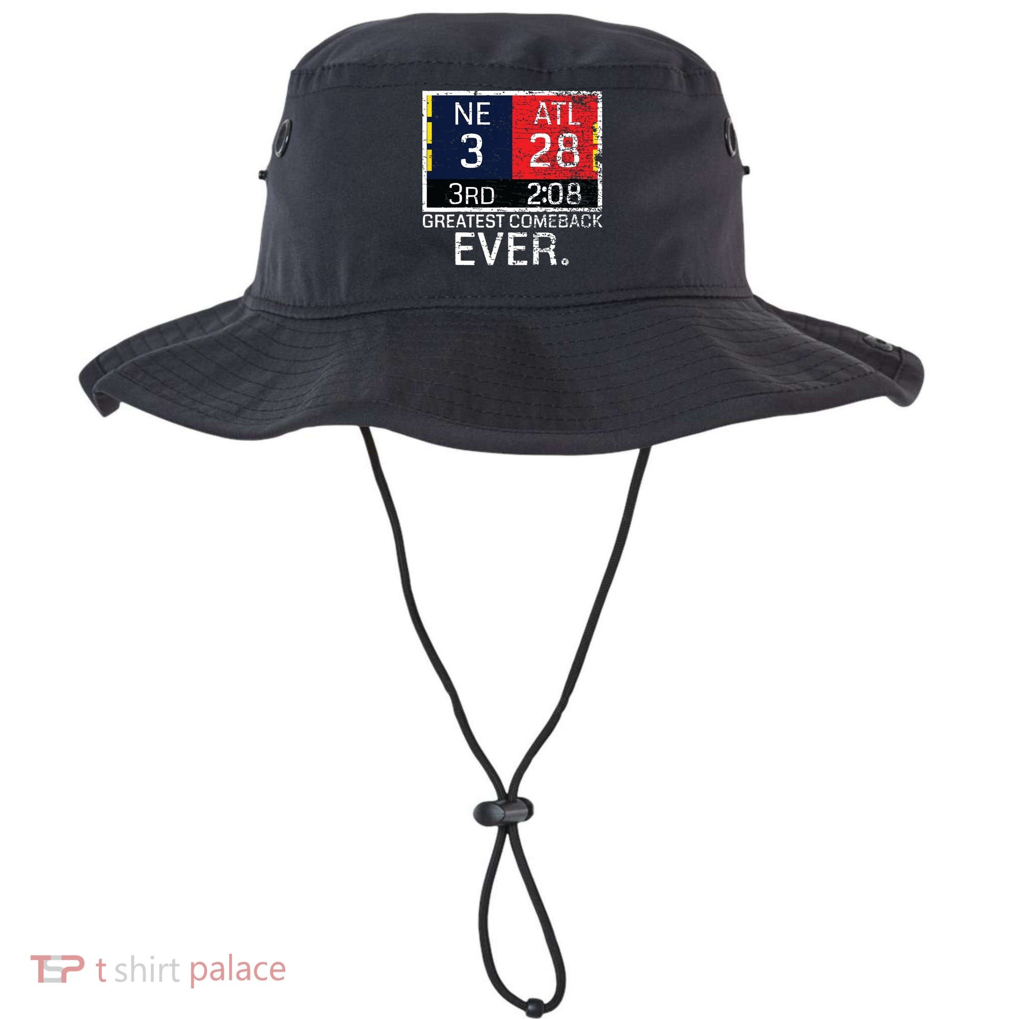 New England 3 Atlanta 28 Greatest Comeback Ever Graphic Bucket Hat