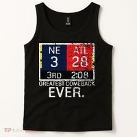 New England 3 Atlanta 28 Greatest Comeback Ever Graphic Tank Top thumb 2