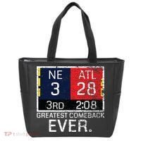New England 3 Atlanta 28 Greatest Comeback Ever Graphic Tote Bag thumb 0