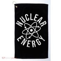 NUCLEAR ENERGY ATOMIC ENERGY POWER PLANT ENGINEER Golf Towel thumb 0
