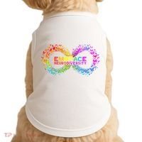 Neurodiversity Embrace ADHD Autism ASD Butterfly Infinity Doggie Tank thumb 0