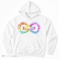 Neurodiversity Embrace ADHD Autism ASD Butterfly Infinity Hoodie thumb 0