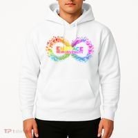 Neurodiversity Embrace ADHD Autism ASD Butterfly Infinity Hoodie thumb 2