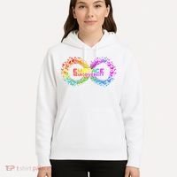 Neurodiversity Embrace ADHD Autism ASD Butterfly Infinity Hoodie thumb 5