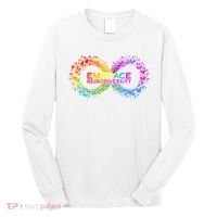 Neurodiversity Embrace ADHD Autism ASD Butterfly Infinity Long Sleeve Shirt thumb 0