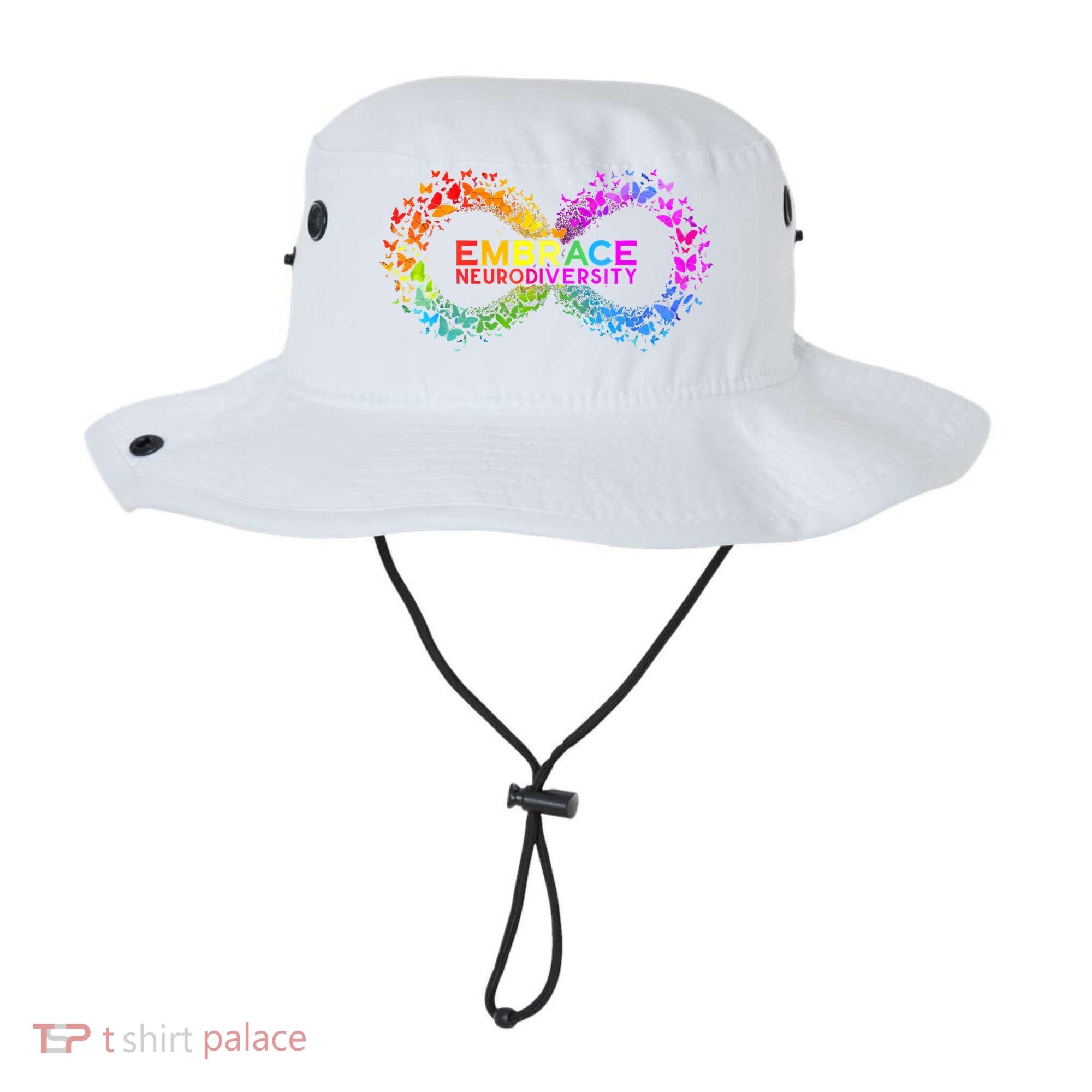 Neurodiversity Embrace ADHD Autism ASD Butterfly Infinity Bucket Hat
