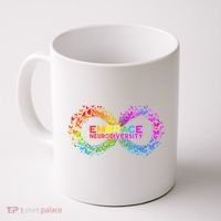 Neurodiversity Embrace ADHD Autism ASD Butterfly Infinity Coffee Mug thumb 0