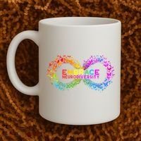 Neurodiversity Embrace ADHD Autism ASD Butterfly Infinity Coffee Mug thumb 2