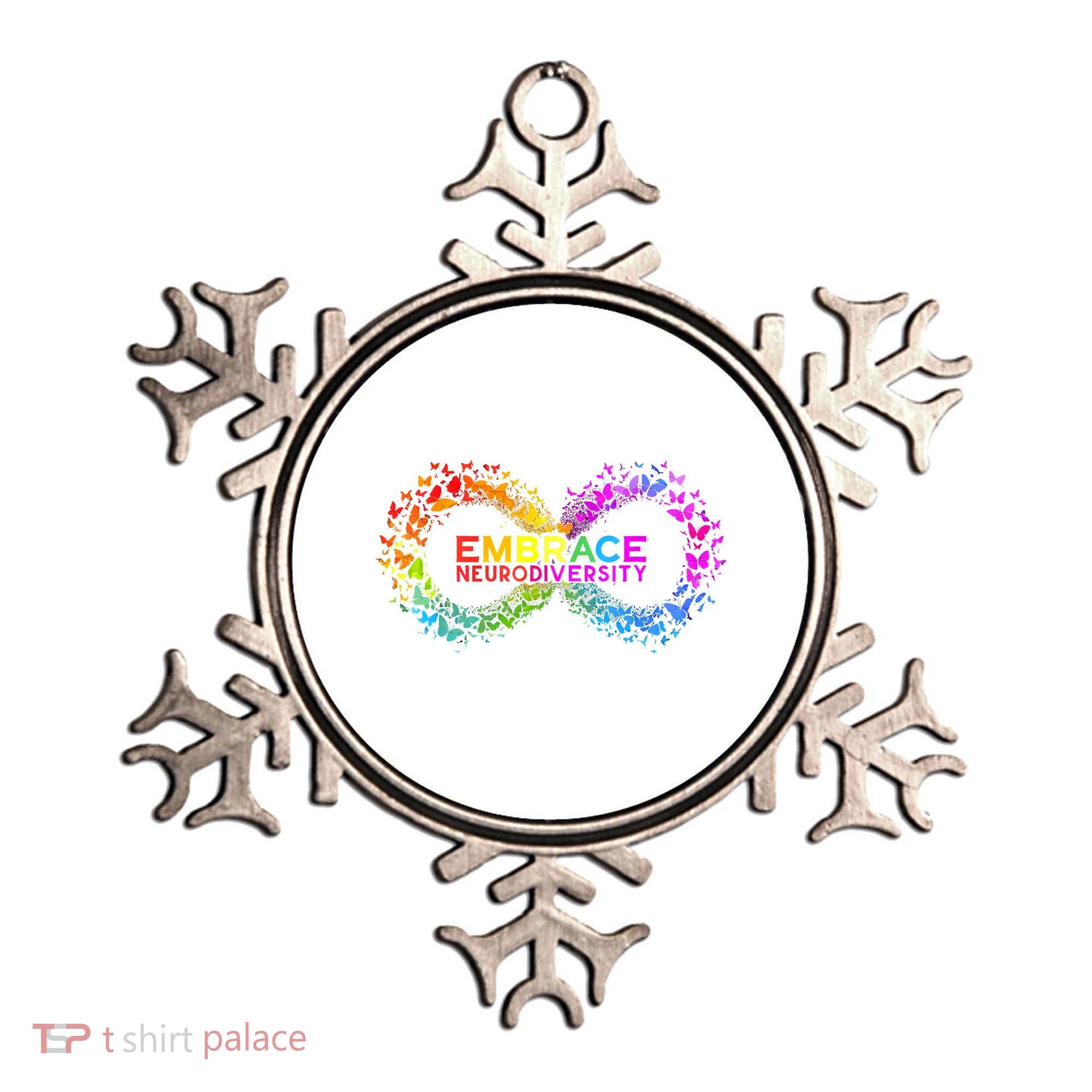 Neurodiversity Embrace ADHD Autism ASD Butterfly Infinity Ornament